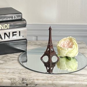 *NWT  Eiffel Tower Brown Metal Statue Decorative 6”
